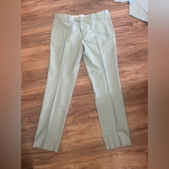 NWT Wehilion 4 Piece Suit Jacket Vest Pants with Tie, 2 Button Tuxedo Set sz 3XL - Picture 5 of 10